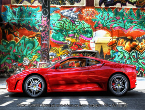 maket_1_car007_krasnyi_avtomobil_na_fone_graffiti_330_h_250_shhv