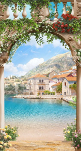 городок на берегу зал