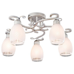 Элегант 70006 5 Люстра Белый с золотом