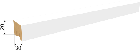 Интерьерная-рейка-Милана-Белая