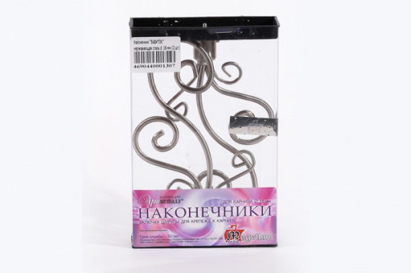 Наконечник ЗАВИТОК Серебро глянц-2