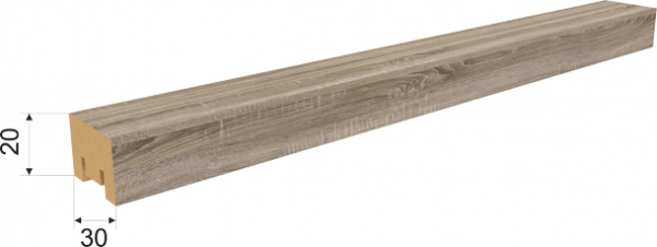 Интерьерная-рейка-30х20х2750-Милана-Дуб-Винтаж