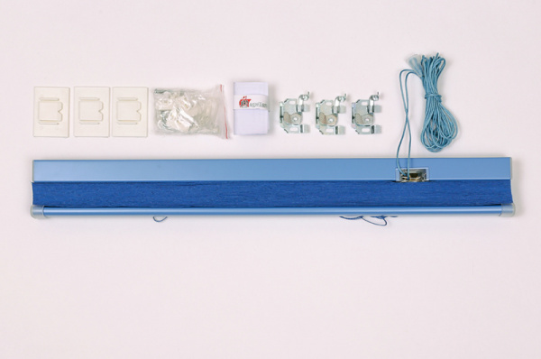 Плиссе синий1