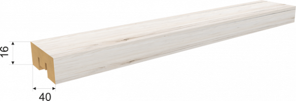 Интерьерная-рейка-40х16х2750-Бриона-Дуб-Санремо-Белый